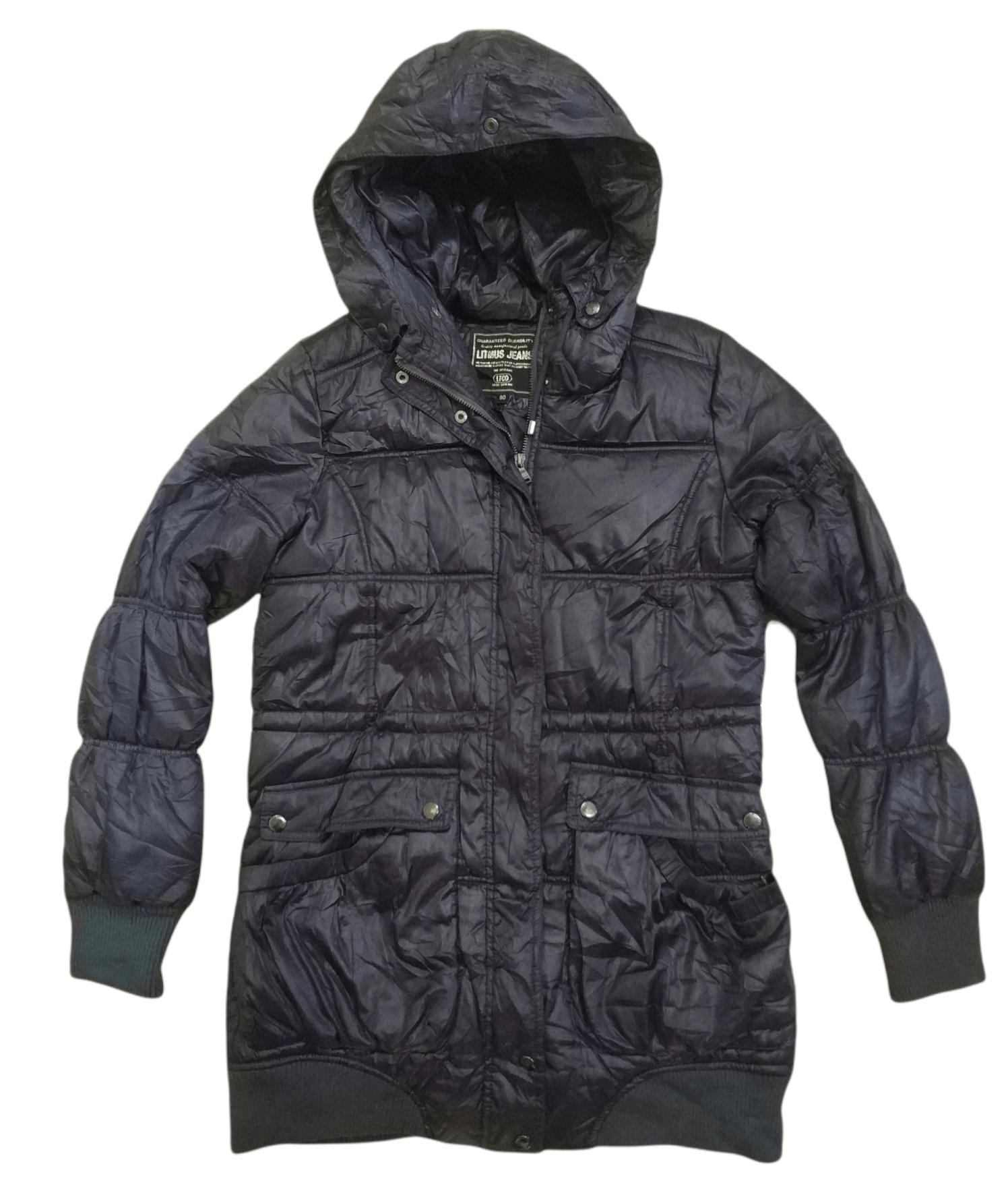 Japanese Brand 🔥Litmus Jeans Puffer Jacket Size US S / EU 44-46 / 1 - 2 Thumbnail