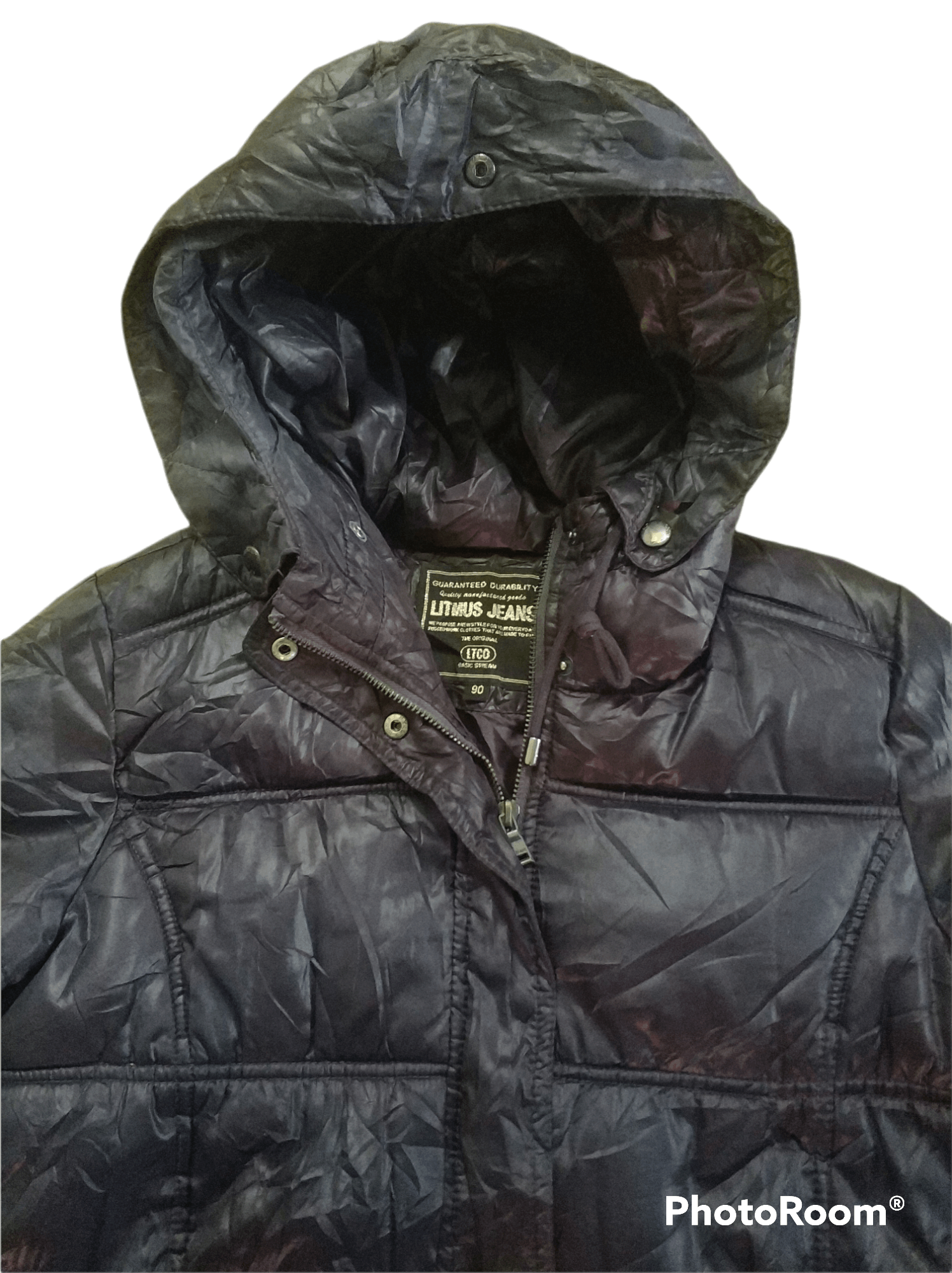 Japanese Brand 🔥Litmus Jeans Puffer Jacket Size US S / EU 44-46 / 1 - 6 Thumbnail
