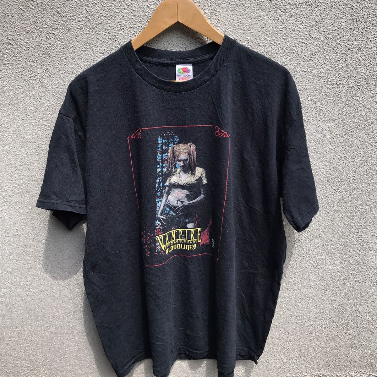 Vintage Vintage VAMPIRE THE MASQUERADE pc game tee bloodlines Size US XL / EU 56 / 4 - 2 Thumbnail