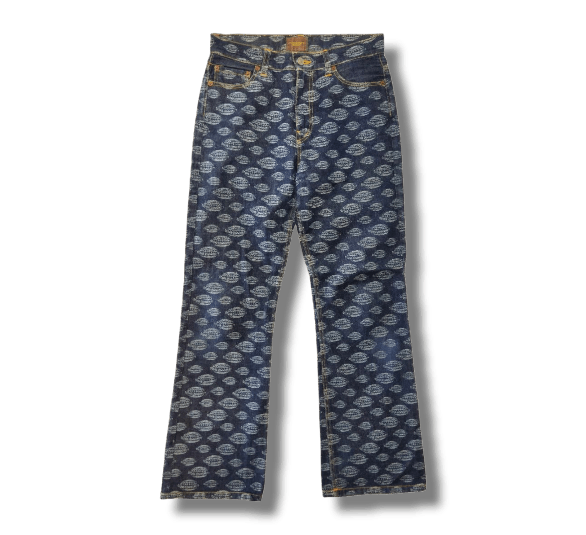 Japanese Brand Japanese Ozone Community Fullprint Jeans Size US 30 / EU 46 - 2 Thumbnail