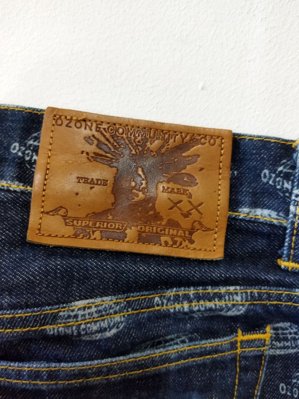 Japanese Brand Japanese Ozone Community Fullprint Jeans Size US 30 / EU 46 - 8 Thumbnail