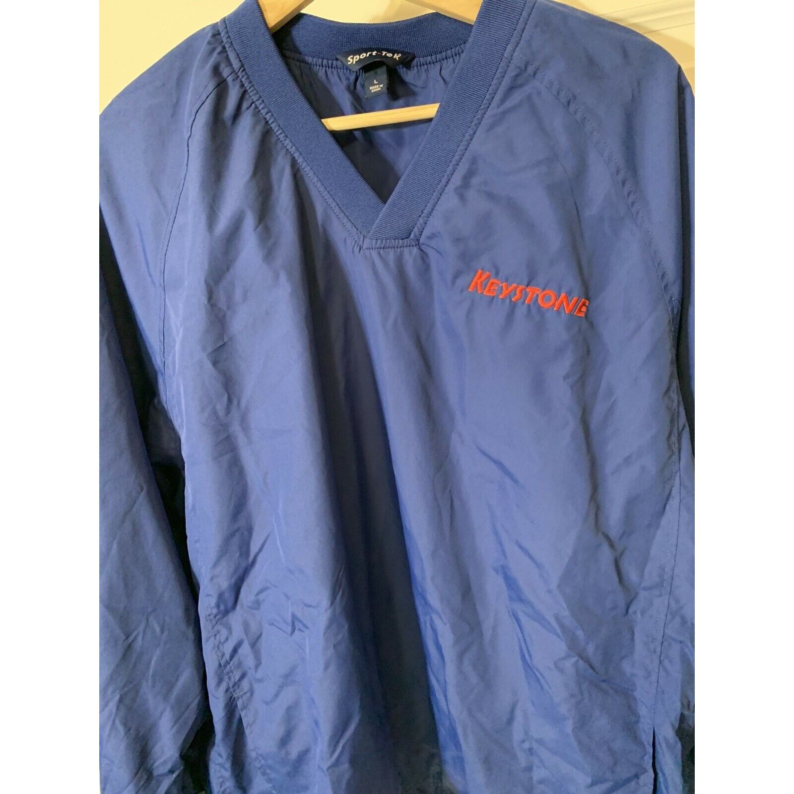 Other KEYSTONE JACKET MEN'S Sz L BLUE PULLOVER Sport Tek Size US L / EU 52-54 / 3 - 3 Thumbnail