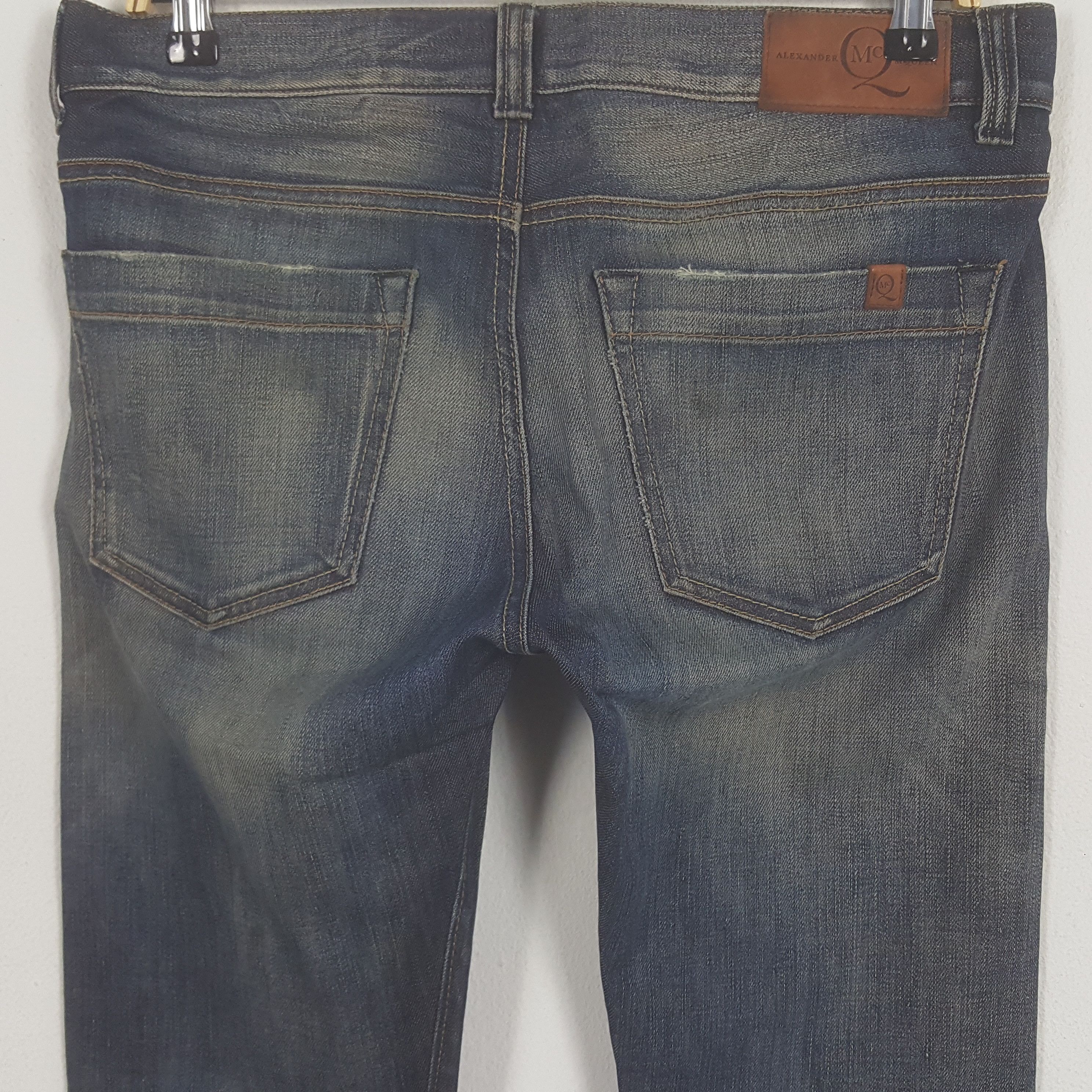 Vintage Alexander McQueen Italian Brand Denim Jeans