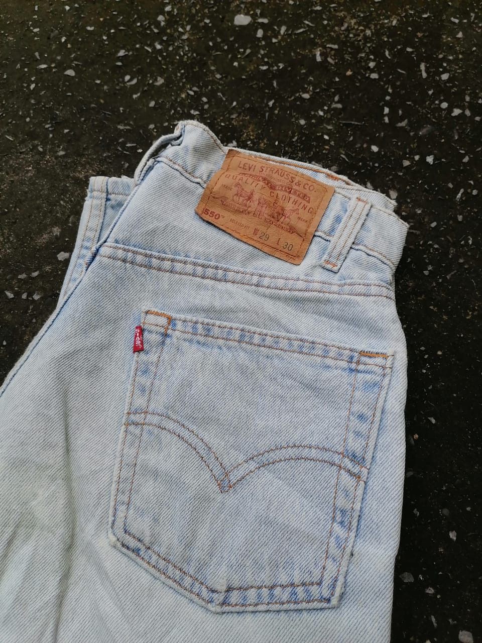 Levi's × Levi's Vintage Clothing Levi's Strauss 550 Relaxed Fit Distressed Denim Jeans Size US 30 / EU 46 - 3 Thumbnail