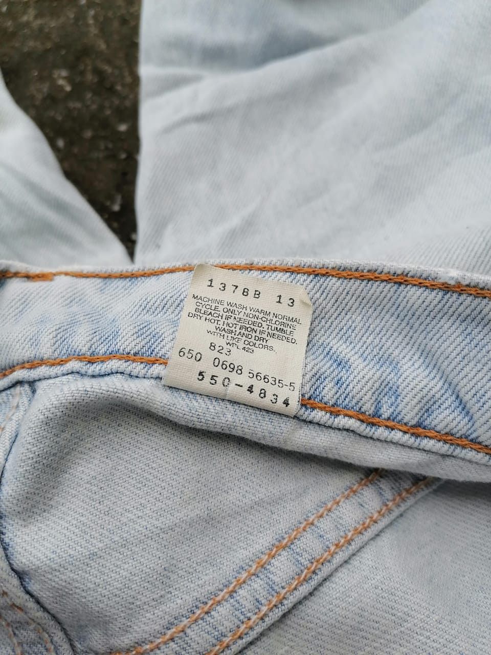 Levi's × Levi's Vintage Clothing Levi's Strauss 550 Relaxed Fit Distressed Denim Jeans Size US 30 / EU 46 - 2 Thumbnail
