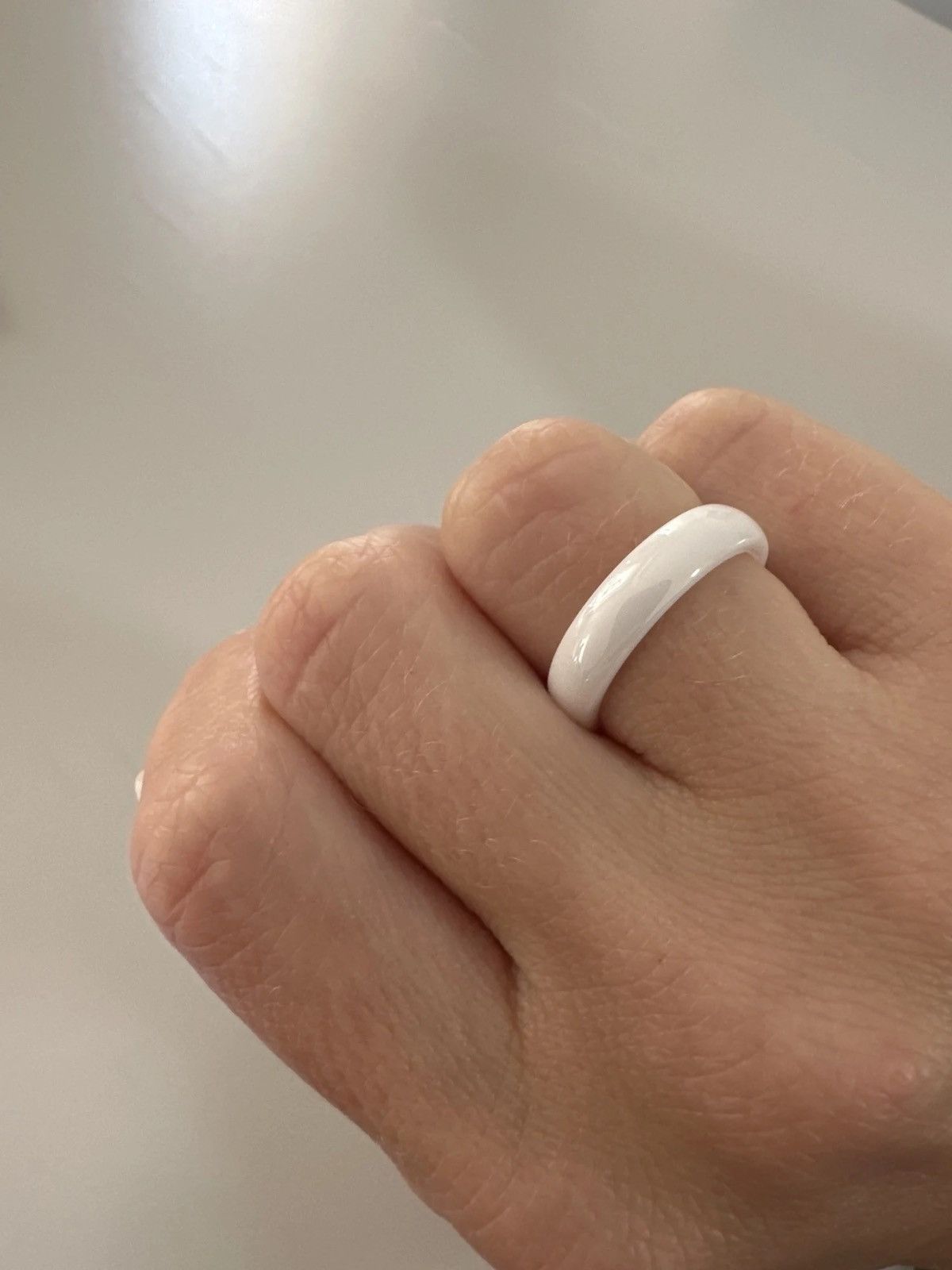 Jewelry 6mm White Ceramic Ring (size 4-13) Size ONE SIZE - 3 Thumbnail