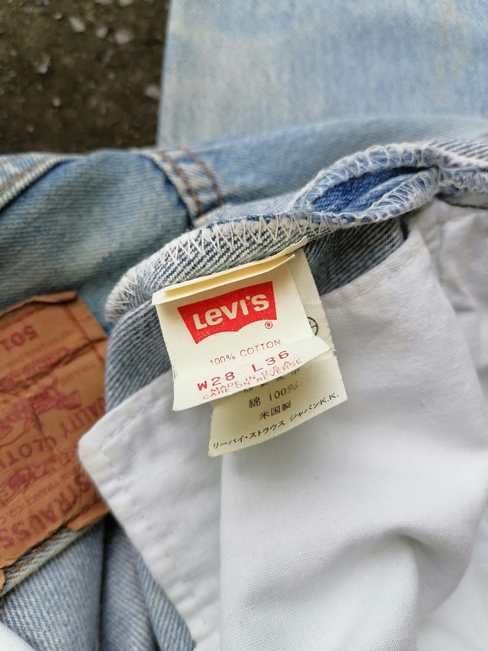 Levi's × Levi's Vintage Clothing Levi's Strauss 501 Fly Button Denim Jeans Size US 27 - 5 Thumbnail