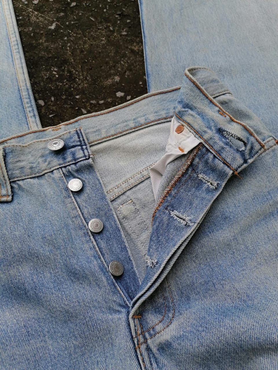 Levi's × Levi's Vintage Clothing Levi's Strauss 501 Fly Button Denim Jeans Size US 27 - 3 Thumbnail