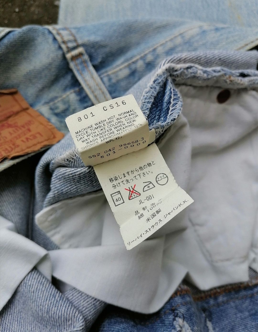 Levi's × Levi's Vintage Clothing Levi's Strauss 501 Fly Button Denim Jeans Size US 27 - 7 Thumbnail