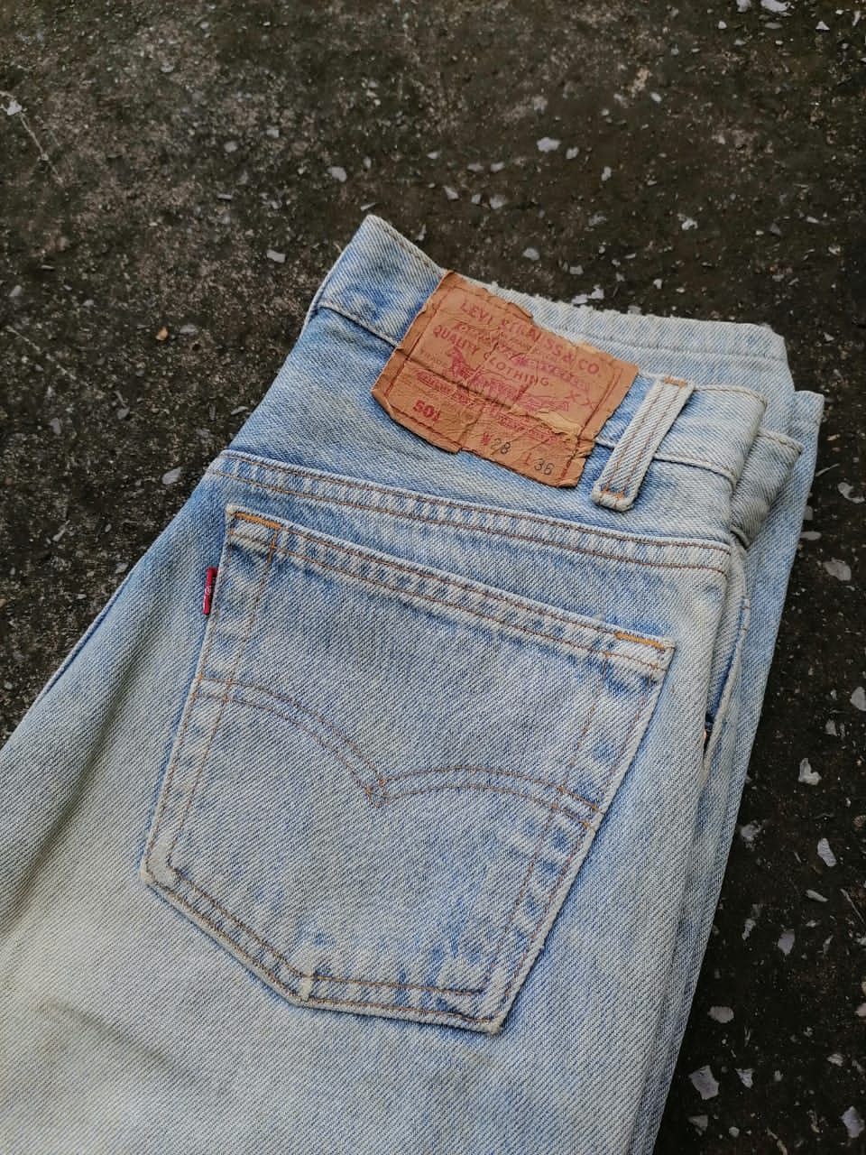 Levi's × Levi's Vintage Clothing Levi's Strauss 501 Fly Button Denim Jeans Size US 27 - 6 Thumbnail