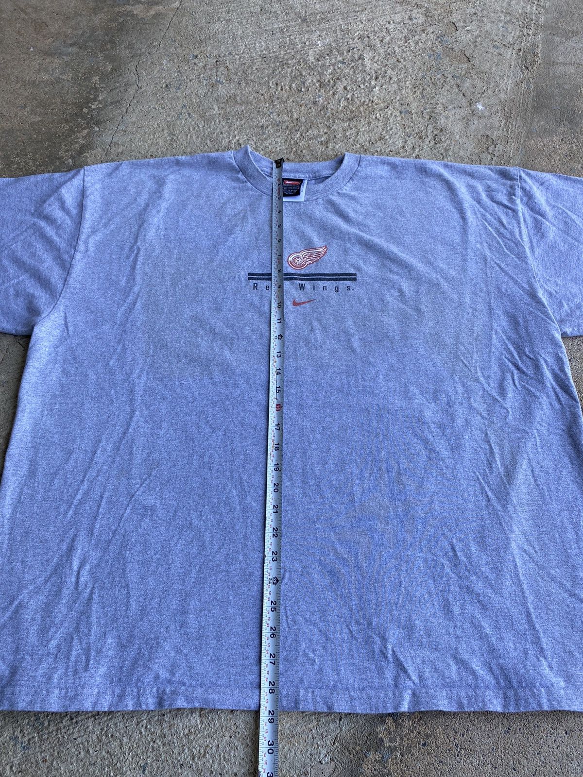 NHL × Nike × Vintage Vintage Y2K Nike Red Wings NHL Hockey Center Check Shirt Size US XXL / EU 58 / 5 - 9 Thumbnail