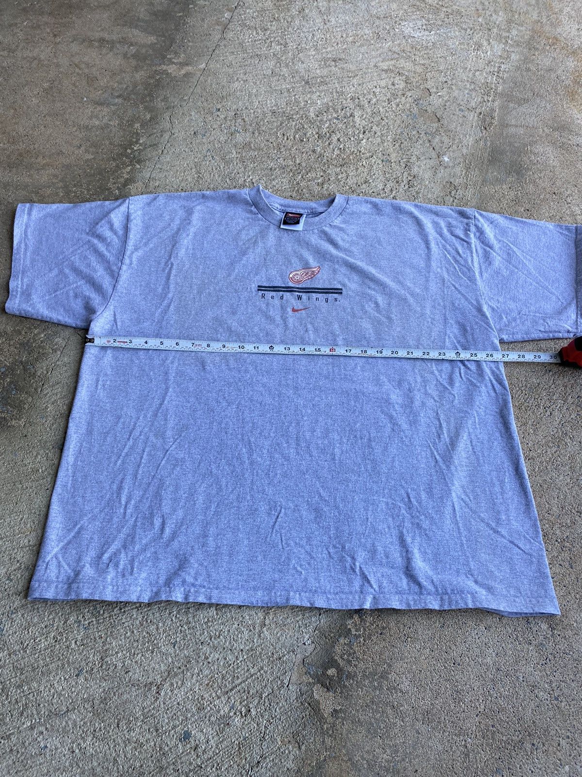 NHL × Nike × Vintage Vintage Y2K Nike Red Wings NHL Hockey Center Check Shirt Size US XXL / EU 58 / 5 - 10 Thumbnail