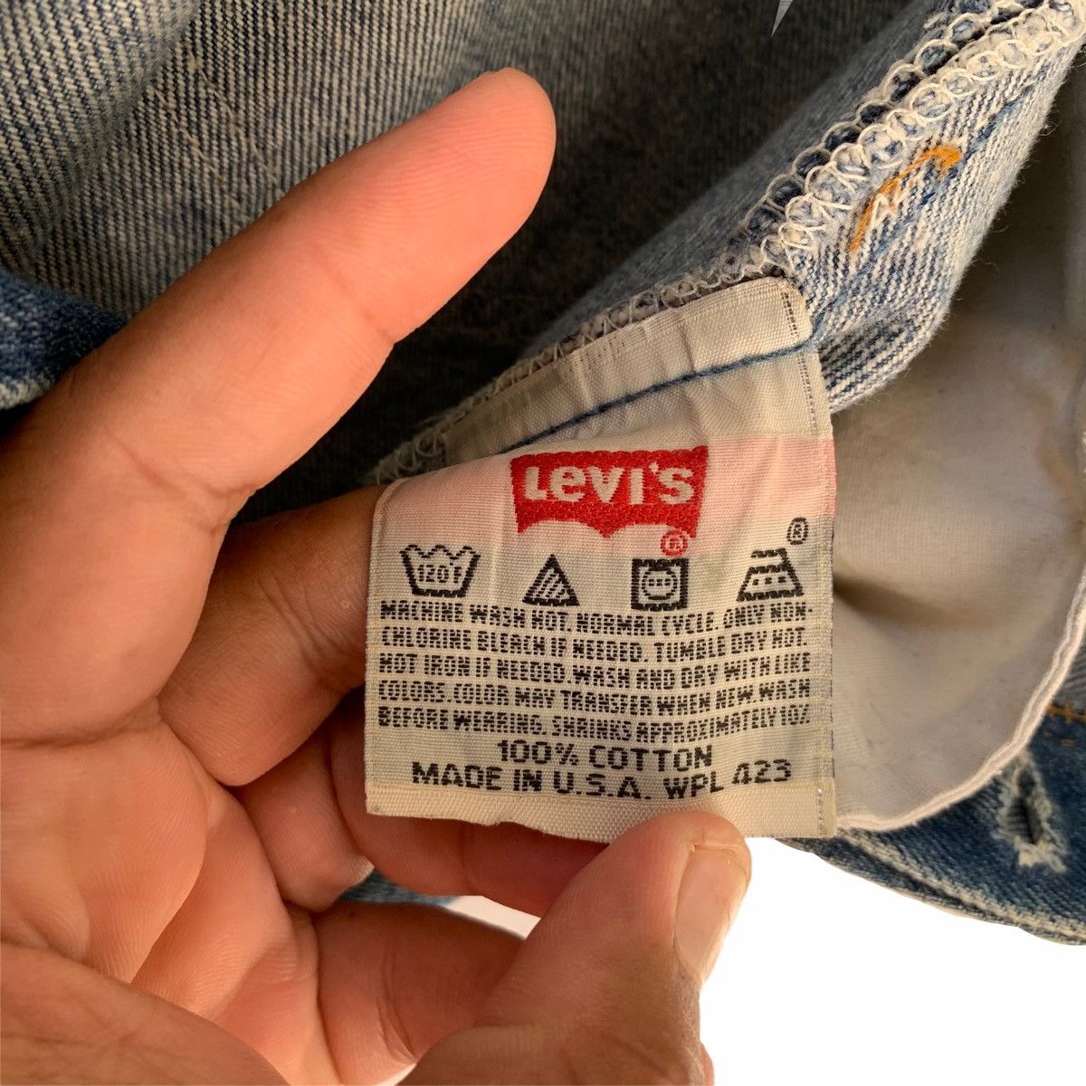 Levi's × Levi's Vintage Clothing × Vintage Vintage 90’s 501xx Levi’s Denim Pant Thrashed Made In USA Size US 34 / EU 50 - 17 Thumbnail