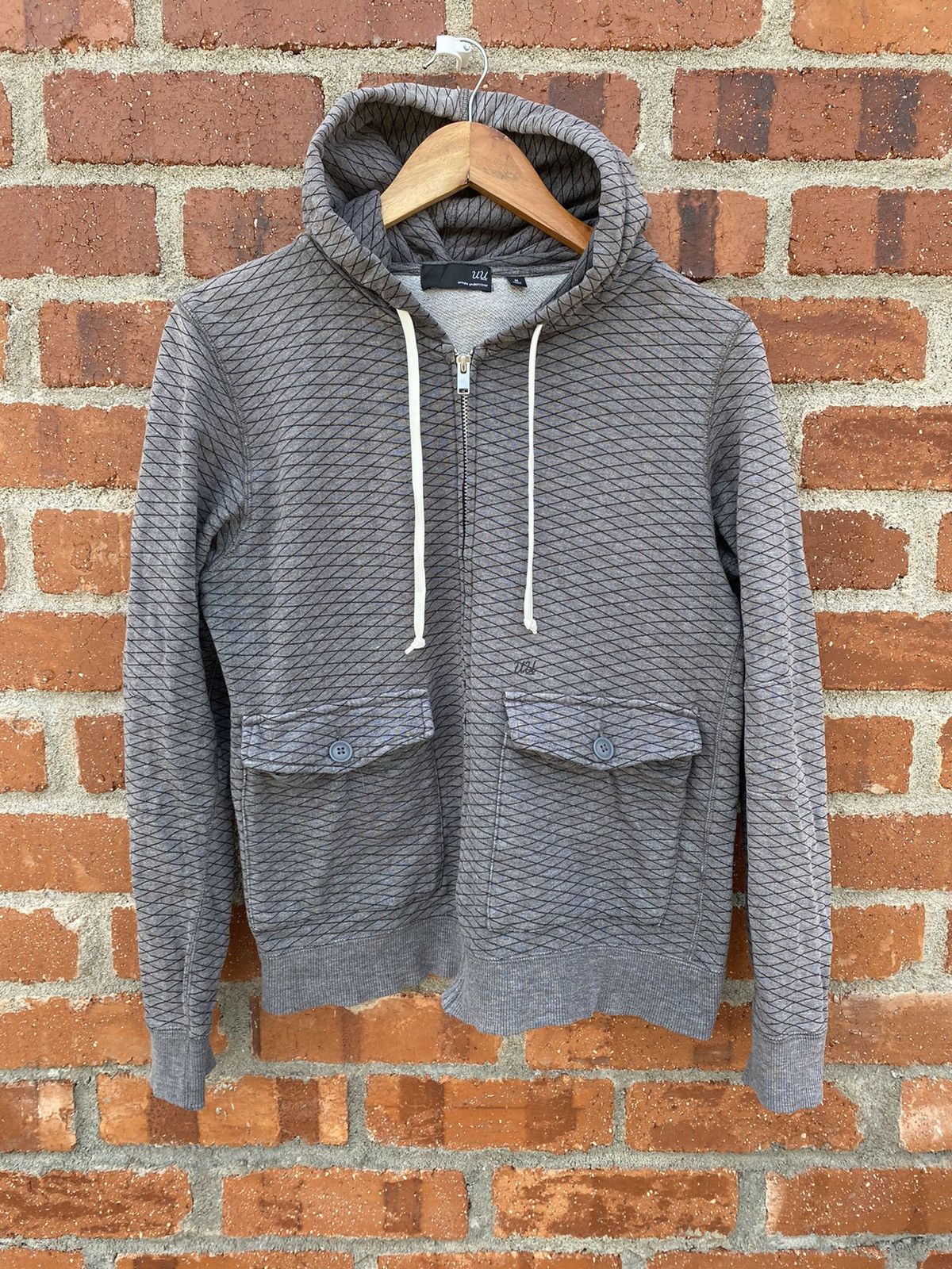 Undercover X Uniqlo Faded Zipper Hoodie