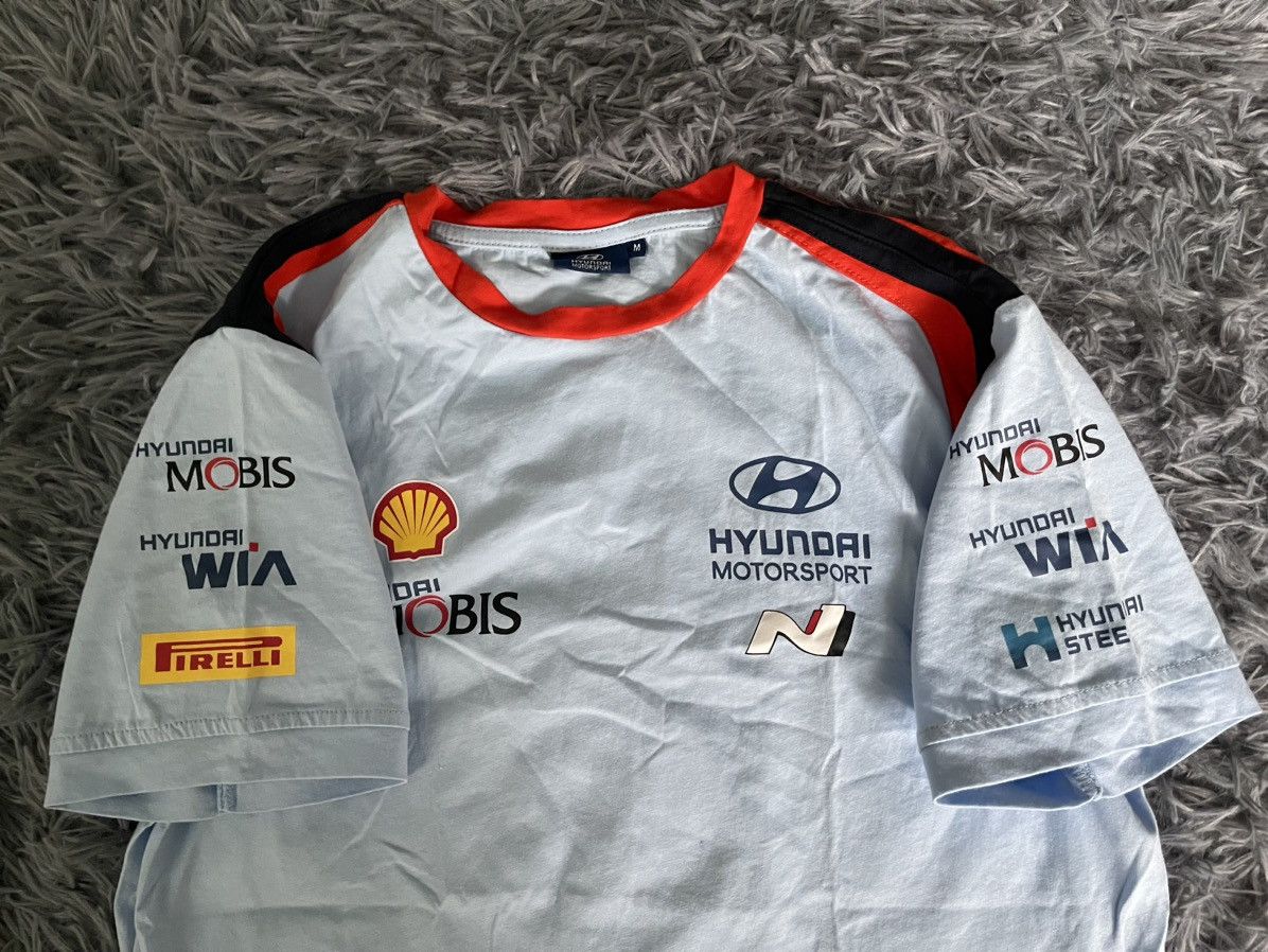 Vintage Hyundai Motorsport Y2K vintage racing t-shirt official Size US M / EU 48-50 / 2 - 6 Thumbnail