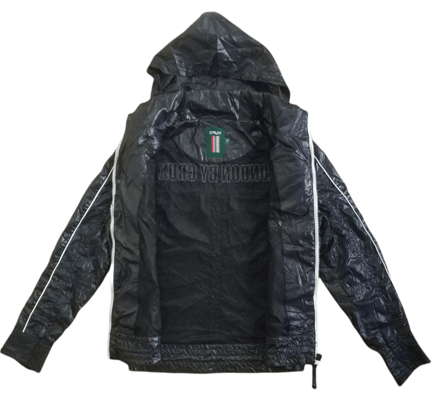 Japanese Brand 🔥Distressed Crux London Light Zipper Jacket Size US M / EU 48-50 / 2 - 1 Thumbnail