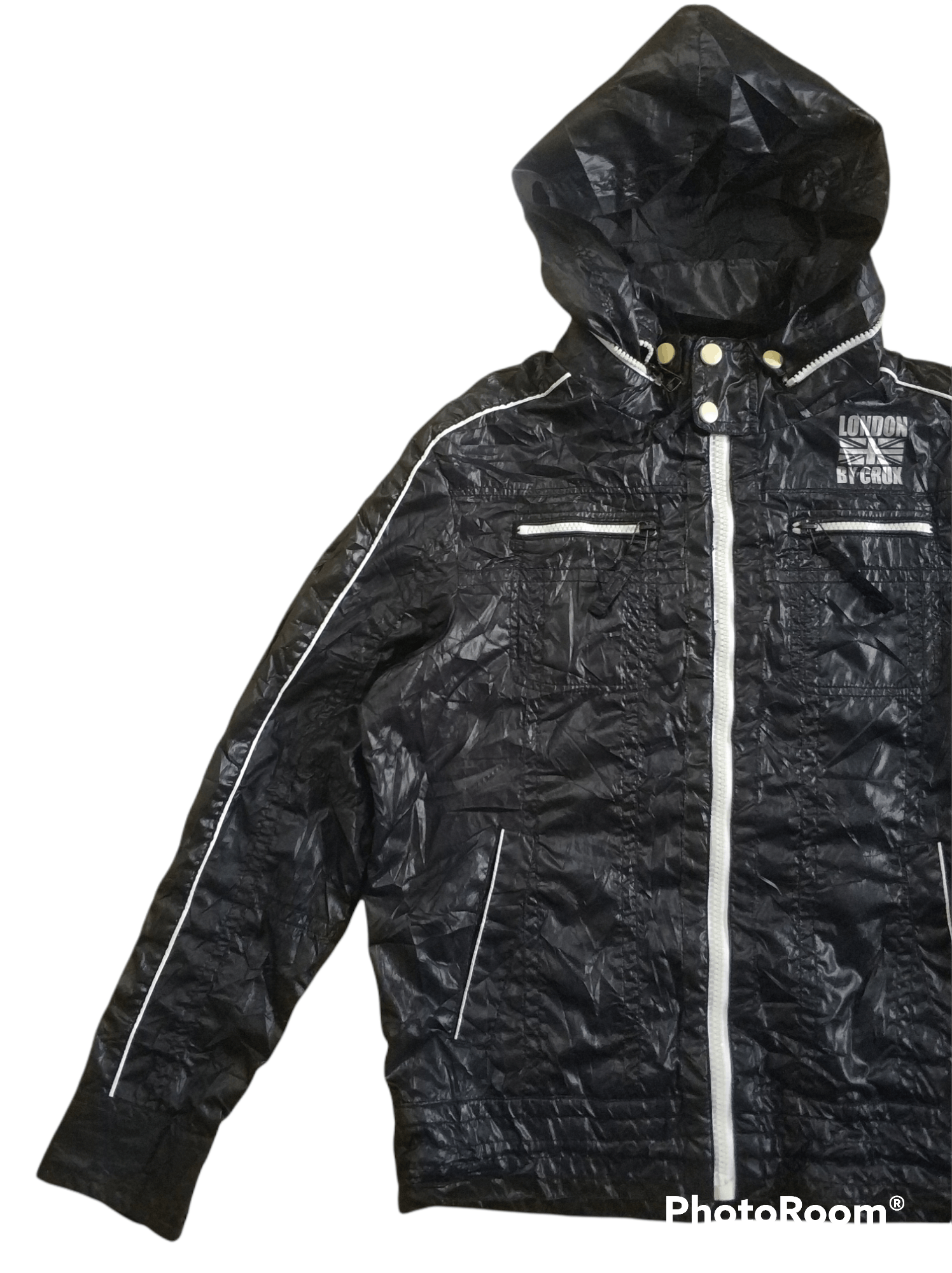 Japanese Brand 🔥Distressed Crux London Light Zipper Jacket Size US M / EU 48-50 / 2 - 5 Thumbnail