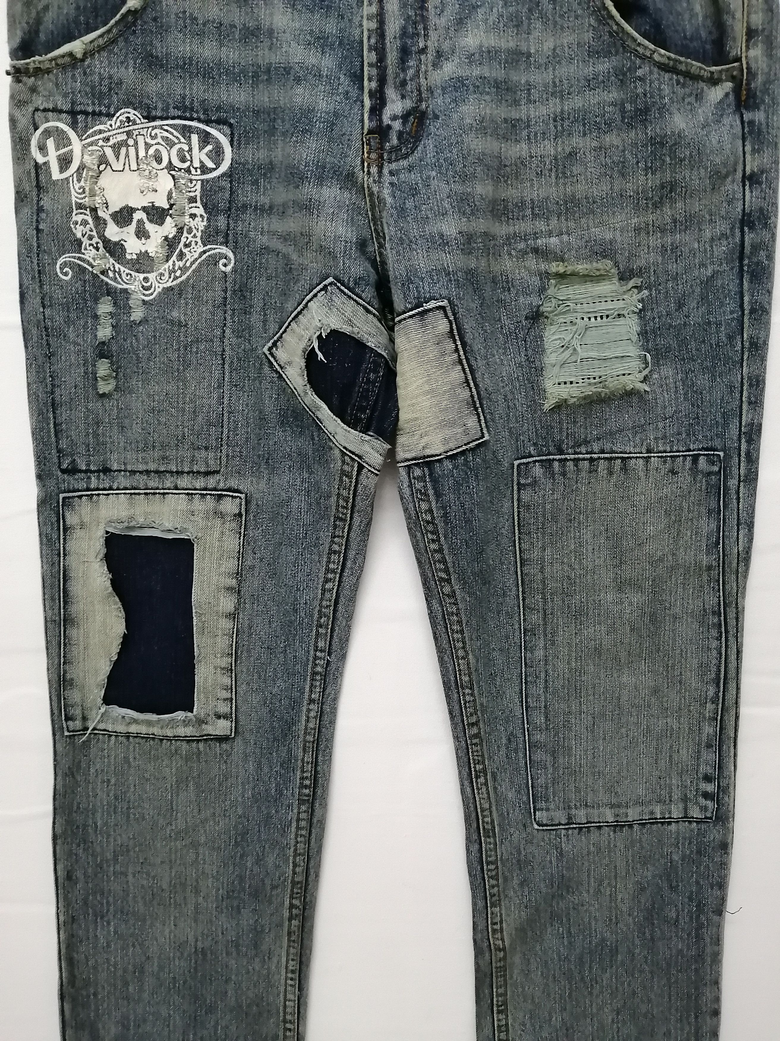 Devilock Japanese Brand DEVILOCK Distressed Jeans Size US 36 / EU 52 - 4 Thumbnail