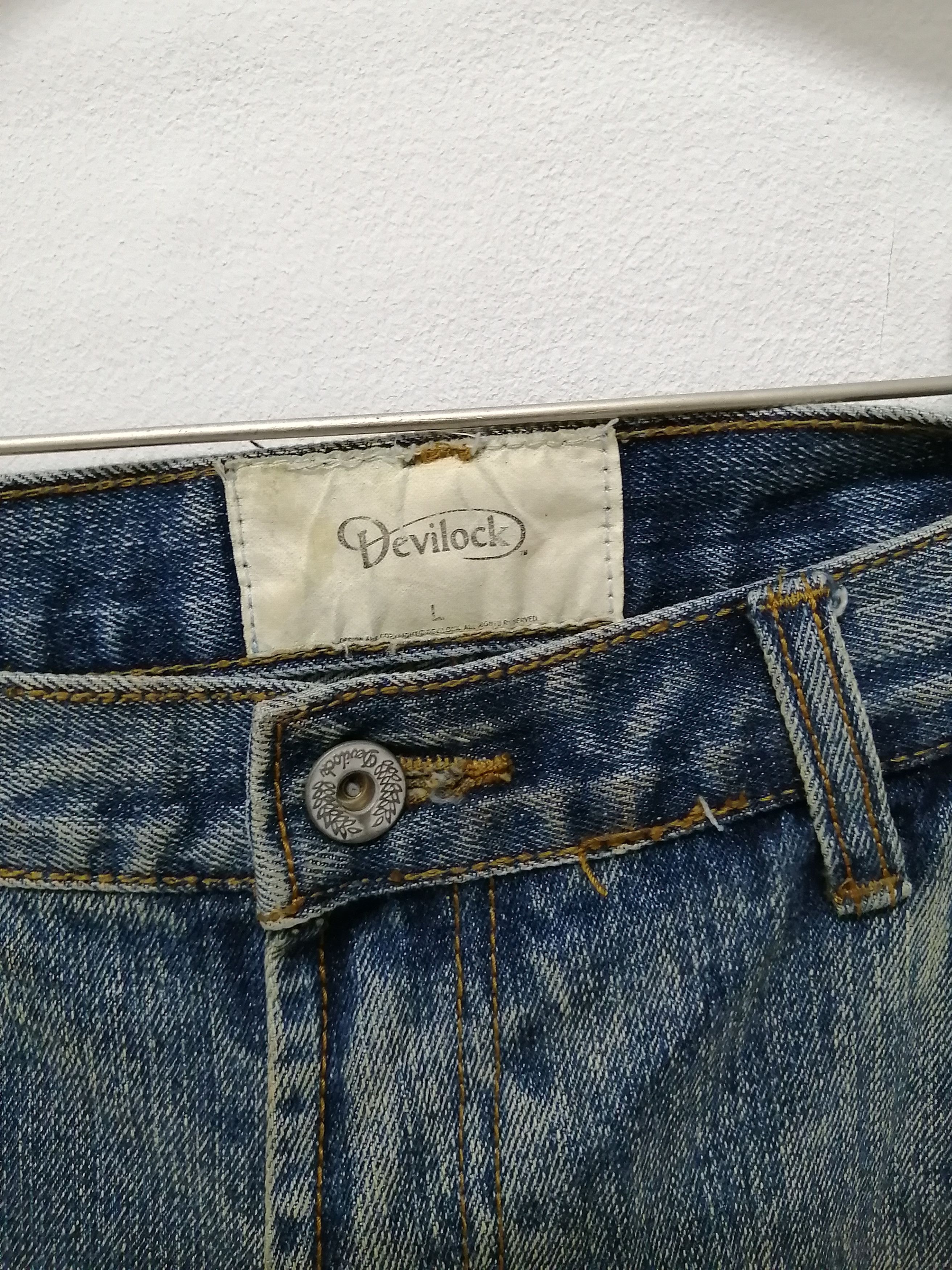 Devilock Japanese Brand DEVILOCK Distressed Jeans Size US 36 / EU 52 - 5 Thumbnail