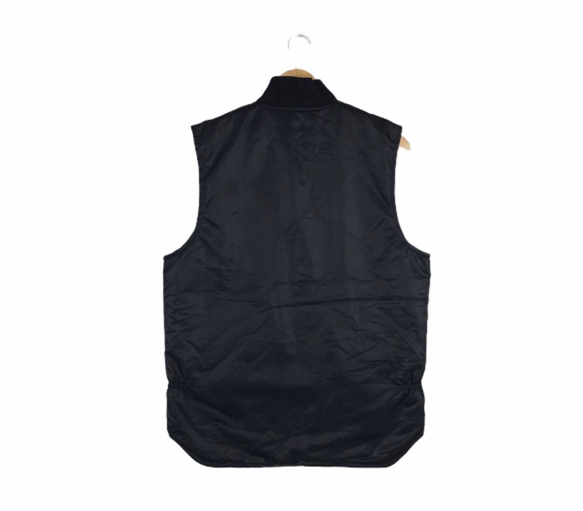 Designer 24 karats Sleeveless Zip Up Puffer Jacket Size US L / EU 52-54 / 3 - 3 Thumbnail