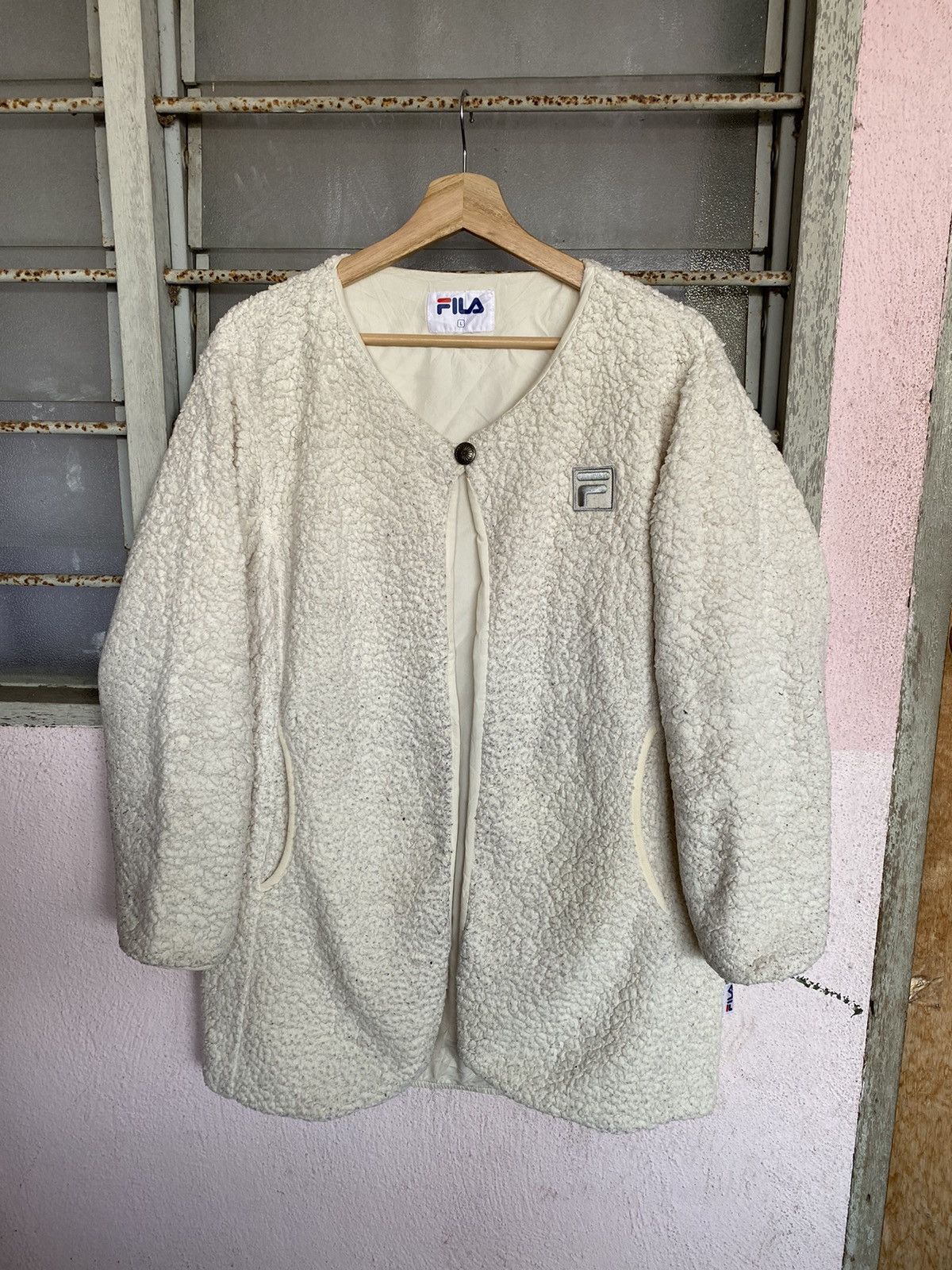 Fila ⚡️Steals⚡️ Fila Deep Pile Sherpa Jacket Size US L / EU 52-54 / 3 - 5 Thumbnail