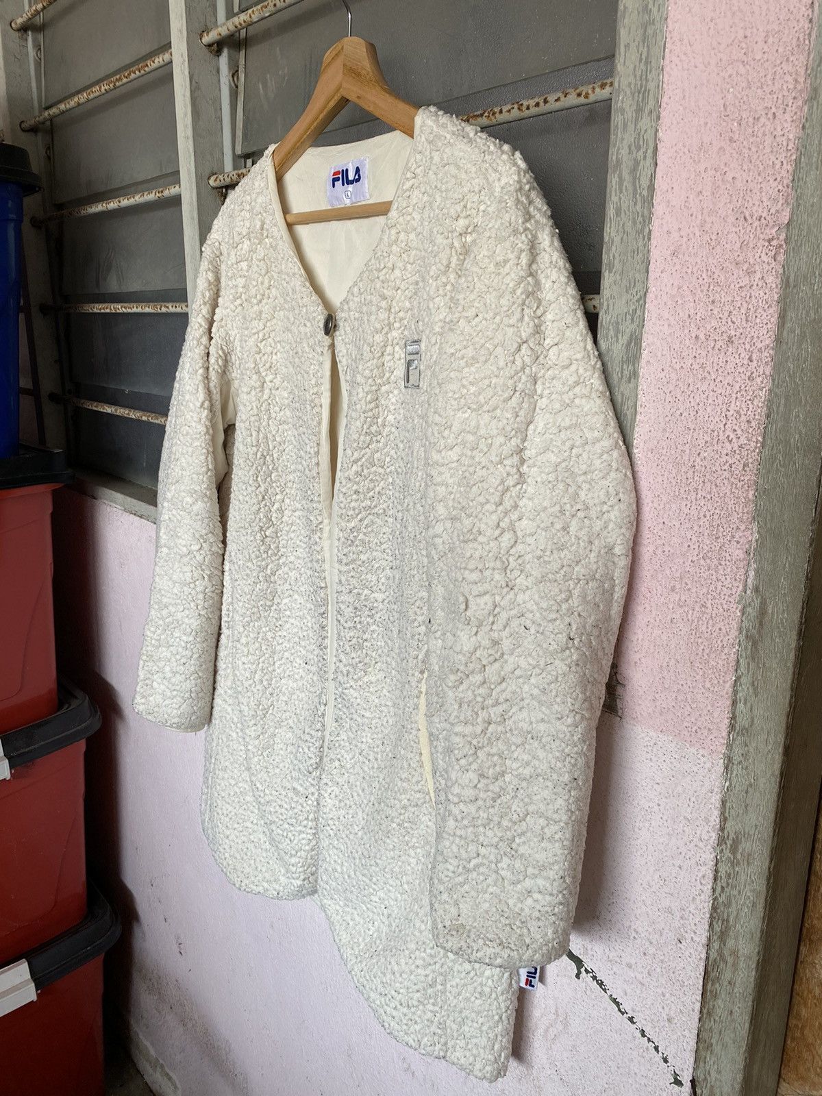 Fila ⚡️Steals⚡️ Fila Deep Pile Sherpa Jacket Size US L / EU 52-54 / 3 - 4 Thumbnail