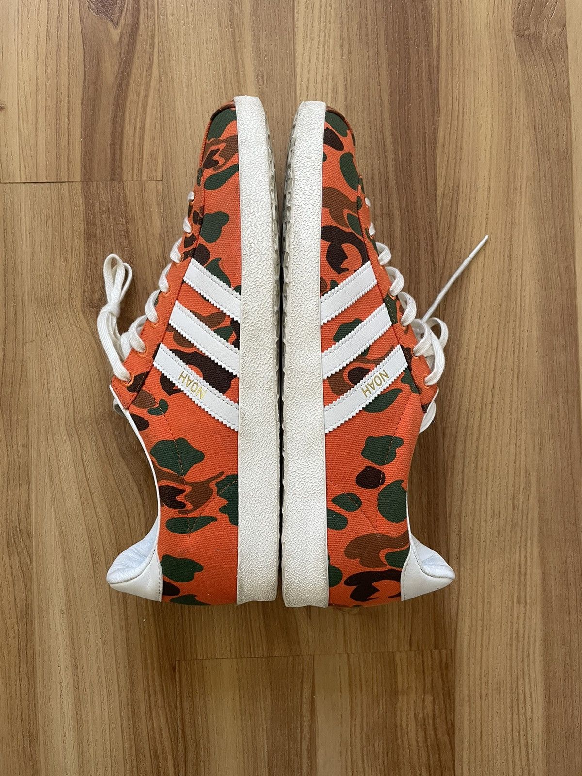 Adidas × Noah Noah Adidas Gazelle Orange Duck Camo Size US 11.5 / EU 44-45 - 3 Thumbnail