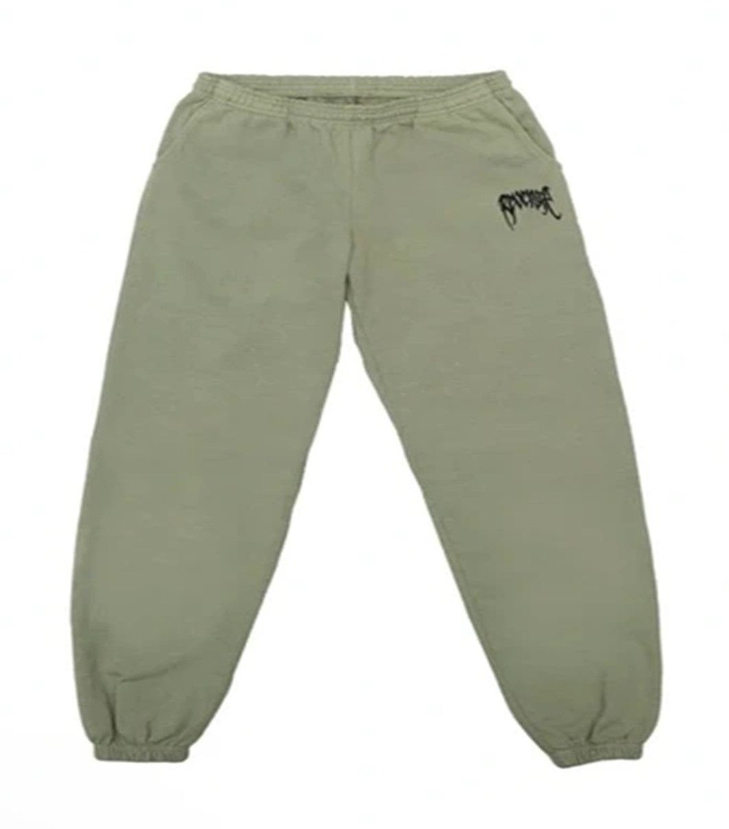 image of Revenge Embroidered Basic Sweats Green, Men's (Size 30)