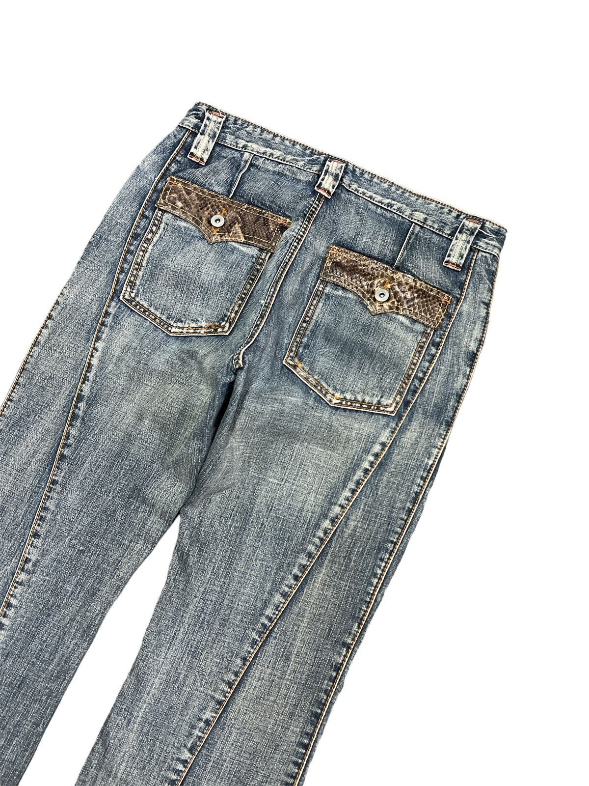 Japanese Brand FLARED💥THRASHED RIPPED DENIM PANT Size US 32 / EU 48 - 7 Thumbnail