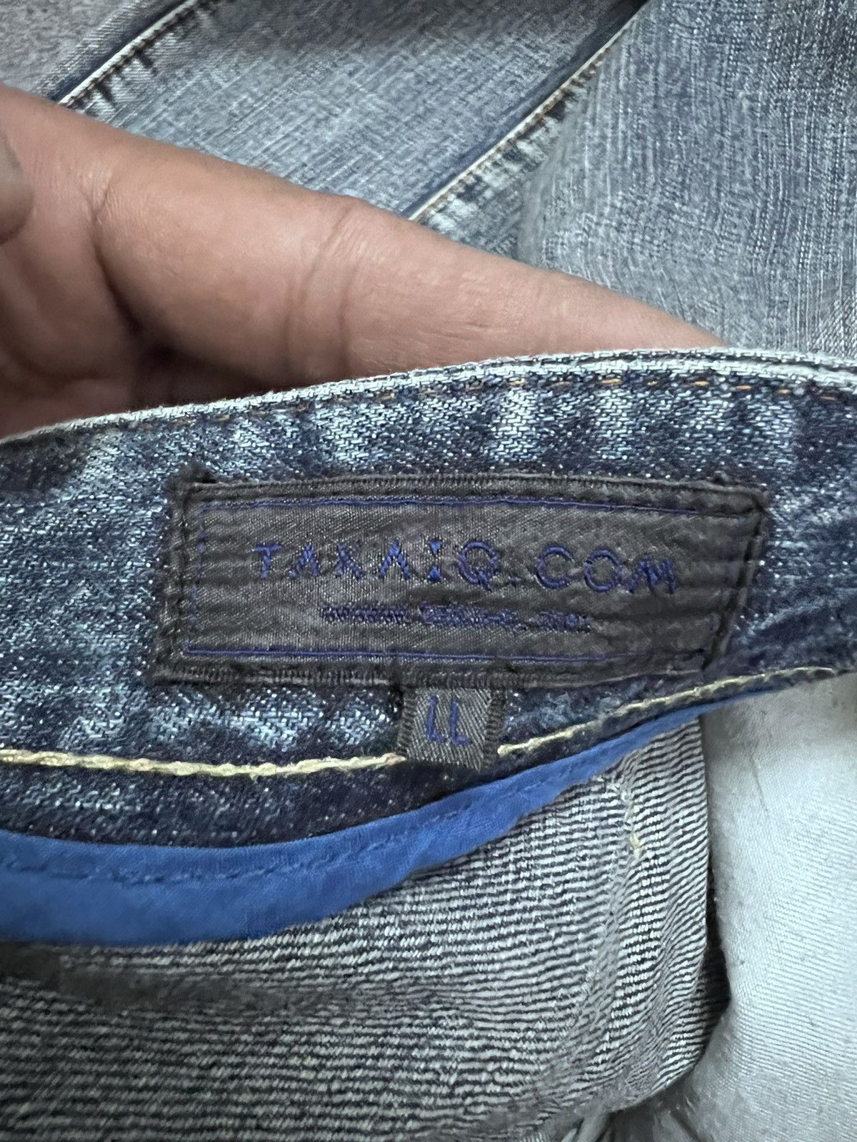 Japanese Brand FLARED💥THRASHED RIPPED DENIM PANT Size US 32 / EU 48 - 8 Thumbnail