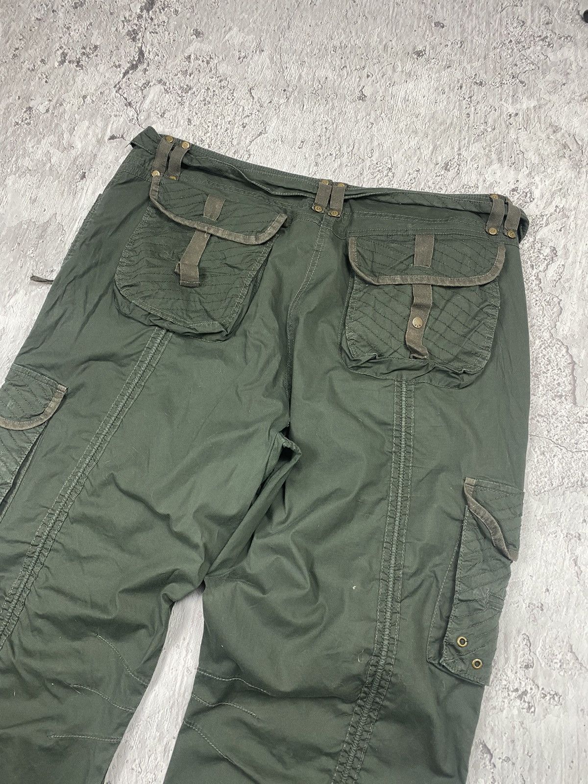 Vintage Vintage 90s NATO MILITARY CARGO Bondage Pants Size US 36 / EU 52 - 7 Thumbnail