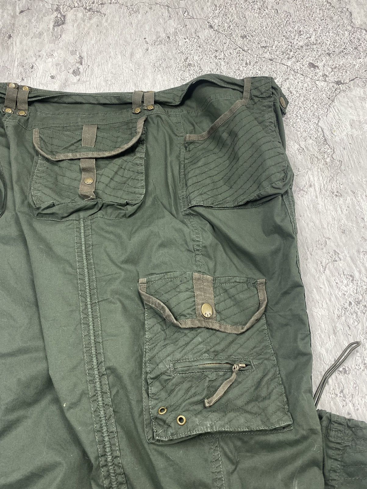 Vintage Vintage 90s NATO MILITARY CARGO Bondage Pants Size US 36 / EU 52 - 9 Thumbnail