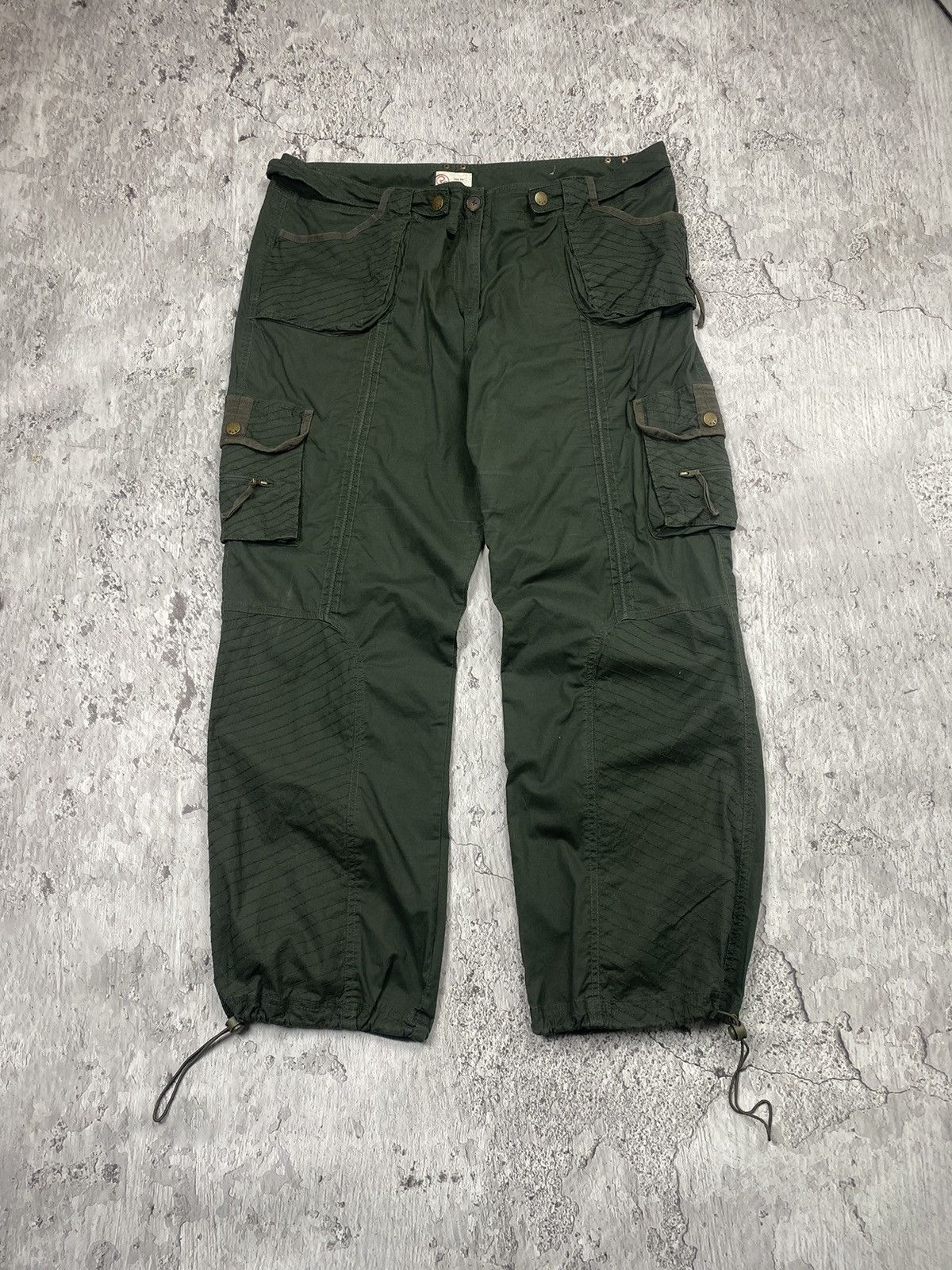 Vintage Vintage 90s NATO MILITARY CARGO Bondage Pants Size US 36 / EU 52 - 1 Thumbnail