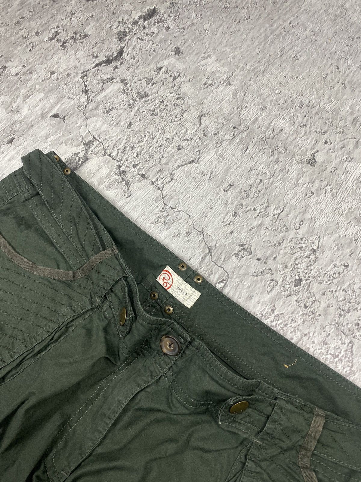 Vintage Vintage 90s NATO MILITARY CARGO Bondage Pants Size US 36 / EU 52 - 6 Thumbnail