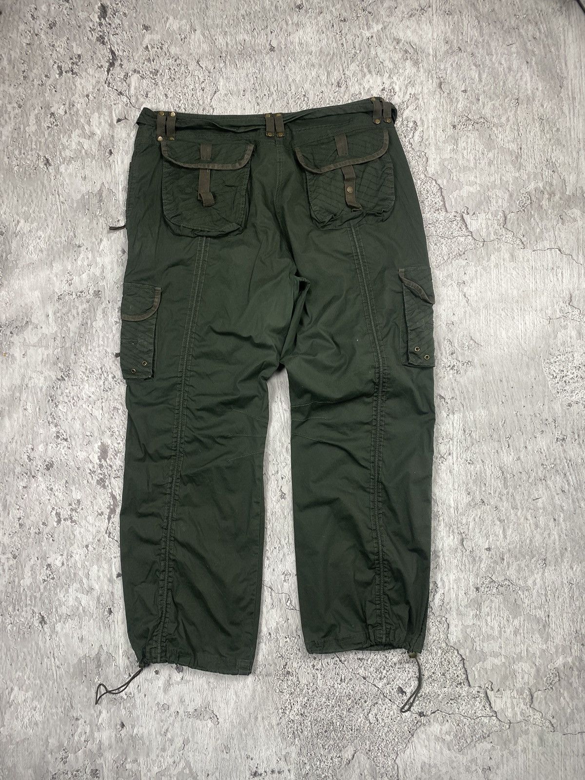 Vintage Vintage 90s NATO MILITARY CARGO Bondage Pants Size US 36 / EU 52 - 3 Thumbnail