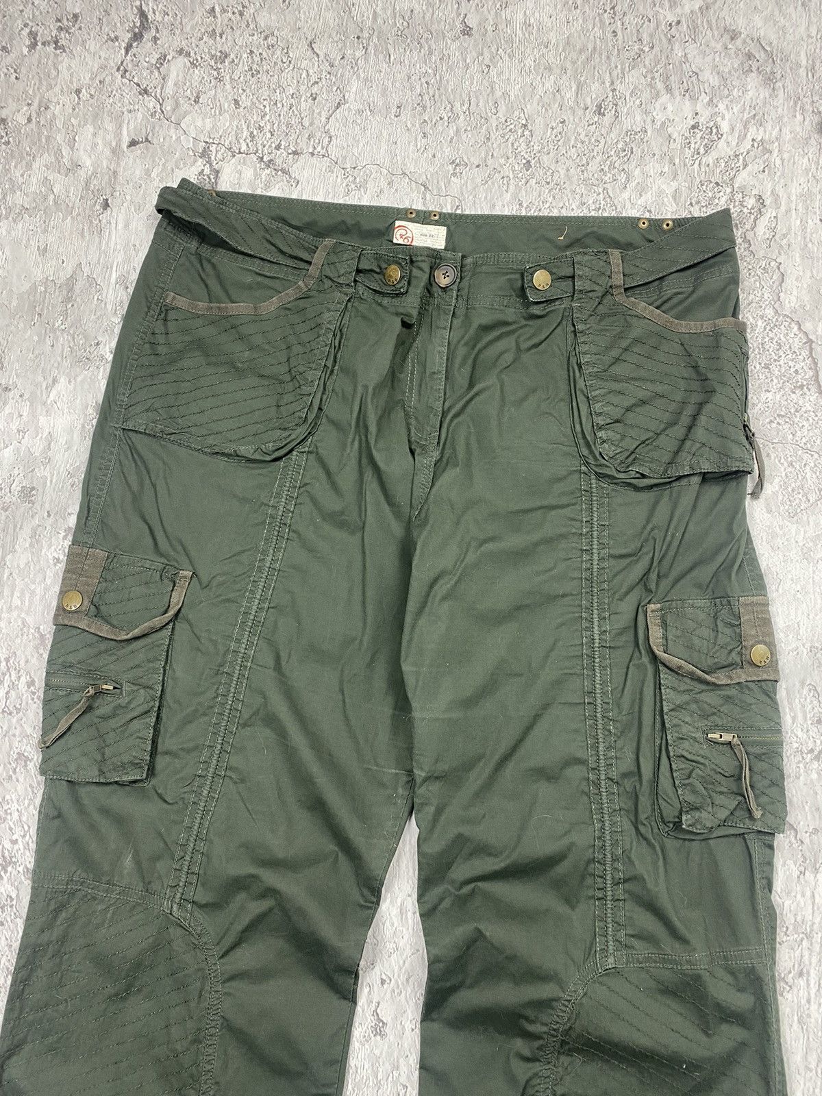 Vintage Vintage 90s NATO MILITARY CARGO Bondage Pants Size US 36 / EU 52 - 4 Thumbnail