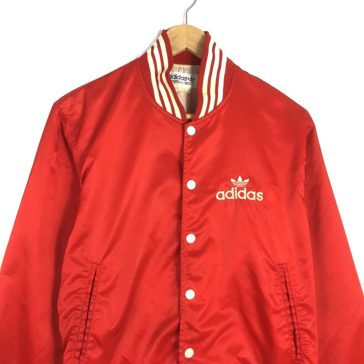 Adidas × Vintage Vintage Adidas Varsity Jacket Button Up Adidas Vintage Size US M / EU 48-50 / 2 - 3 Thumbnail