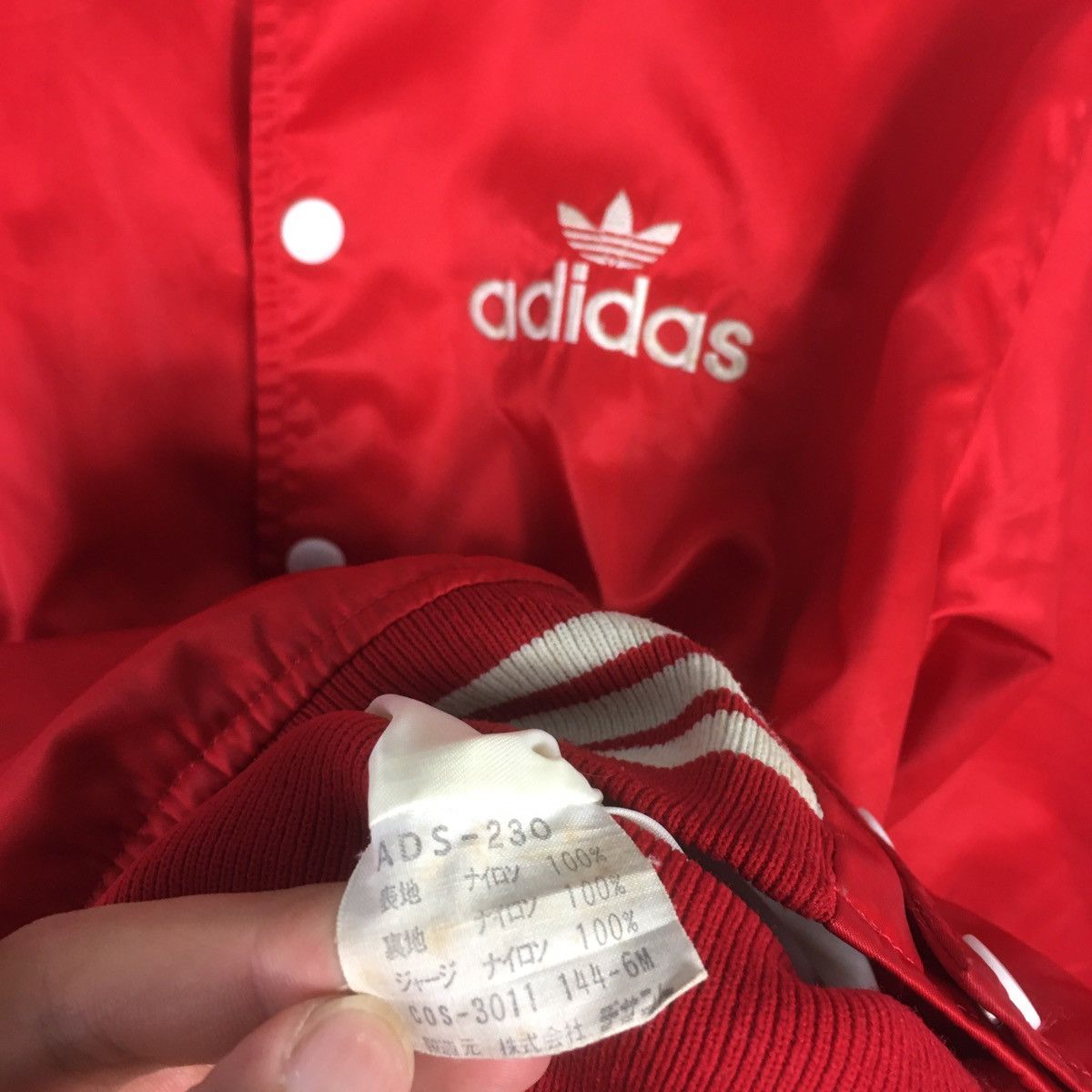 Adidas × Vintage Vintage Adidas Varsity Jacket Button Up Adidas Vintage Size US M / EU 48-50 / 2 - 7 Thumbnail