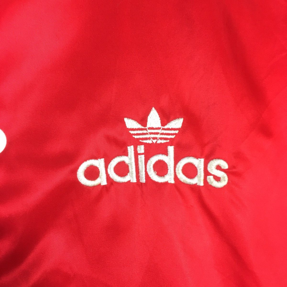 Adidas × Vintage Vintage Adidas Varsity Jacket Button Up Adidas Vintage Size US M / EU 48-50 / 2 - 2 Thumbnail