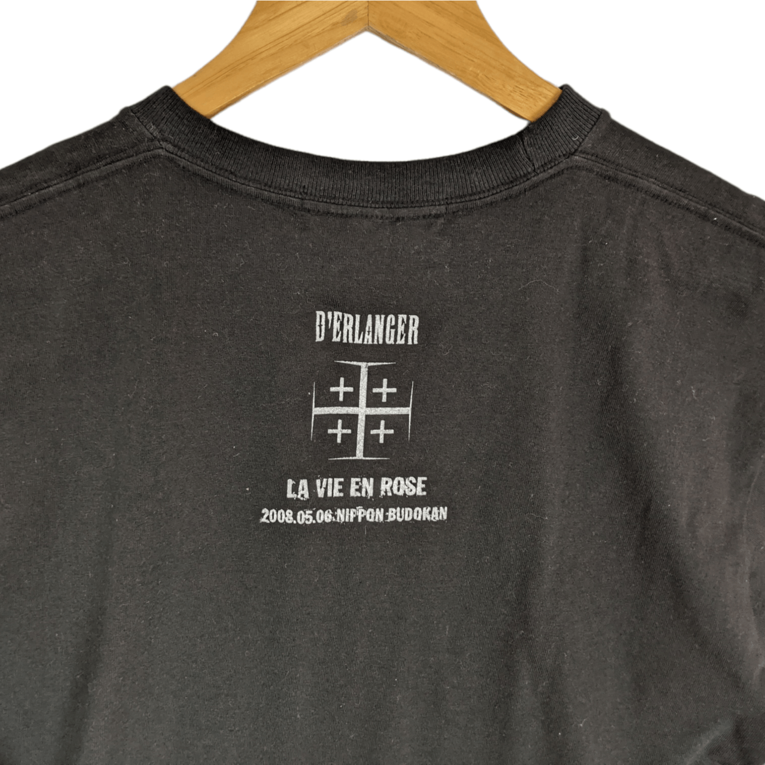 Band Tees Japanese Rock Band D'ERLANGER La Vie En Rose 1989 Album Tee Size US L / EU 52-54 / 3 - 6 Thumbnail