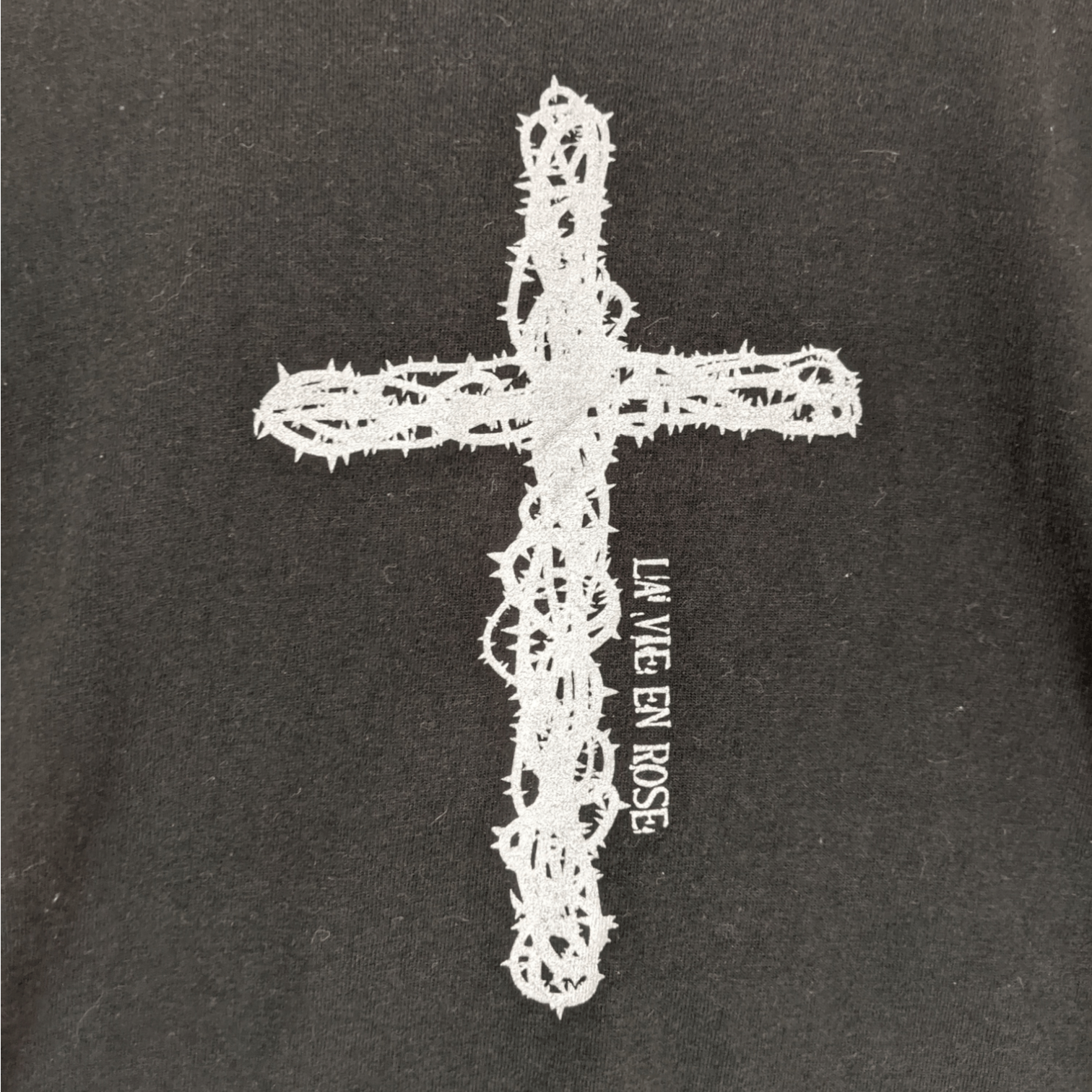 Band Tees Japanese Rock Band D'ERLANGER La Vie En Rose 1989 Album Tee Size US L / EU 52-54 / 3 - 4 Thumbnail