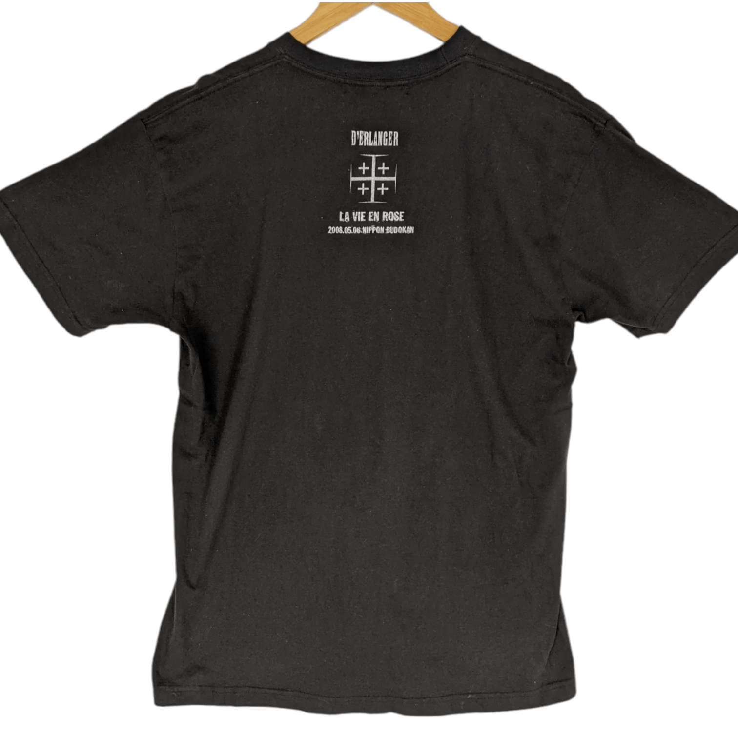 Band Tees Japanese Rock Band D'ERLANGER La Vie En Rose 1989 Album Tee Size US L / EU 52-54 / 3 - 5 Thumbnail