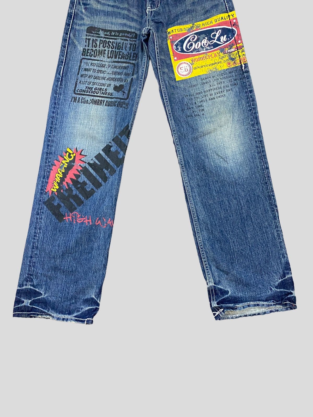 Japanese Brand Japanese CO & LU Hysteric Style Patches Denim Pants Size US 28 / EU 44 - 4 Thumbnail