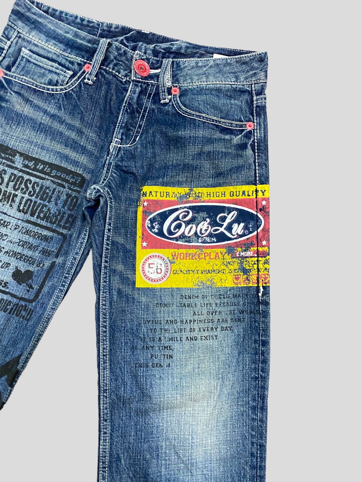 Japanese Brand Japanese CO & LU Hysteric Style Patches Denim Pants Size US 28 / EU 44 - 6 Thumbnail