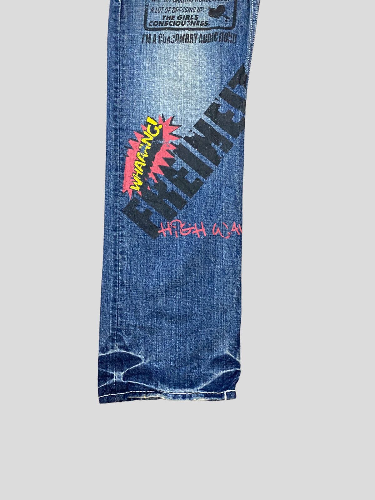 Japanese Brand Japanese CO & LU Hysteric Style Patches Denim Pants Size US 28 / EU 44 - 5 Thumbnail