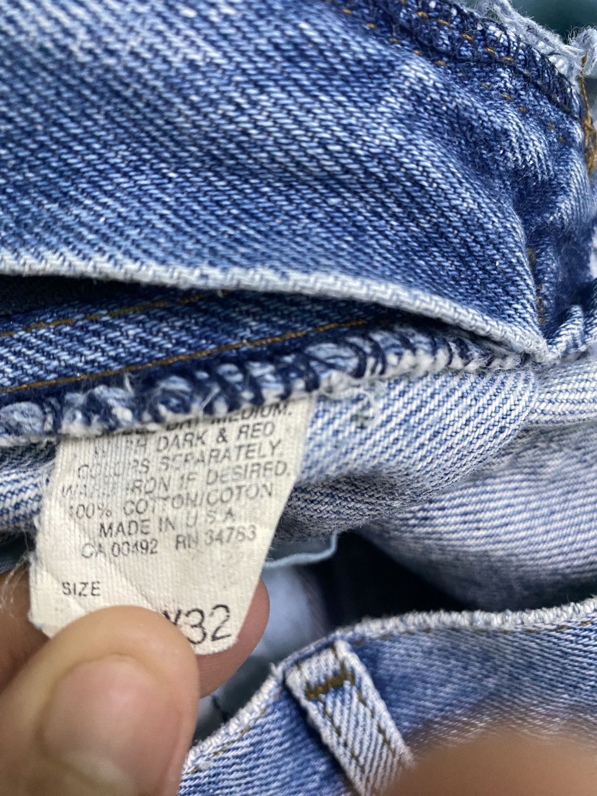 Lee VINTAGE LEE DISTRESSED DENIM Size US 30 / EU 46 - 13 Thumbnail