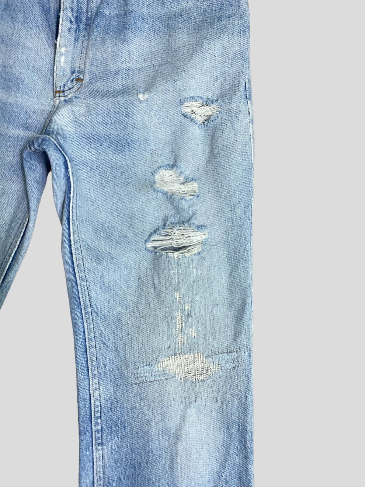 Lee VINTAGE LEE DISTRESSED DENIM Size US 30 / EU 46 - 7 Thumbnail