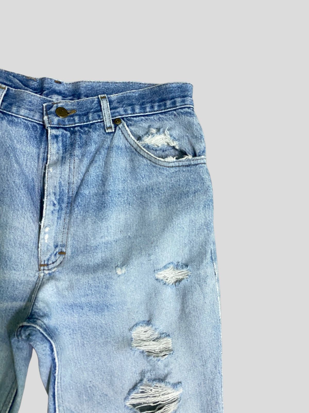 Lee VINTAGE LEE DISTRESSED DENIM Size US 30 / EU 46 - 6 Thumbnail
