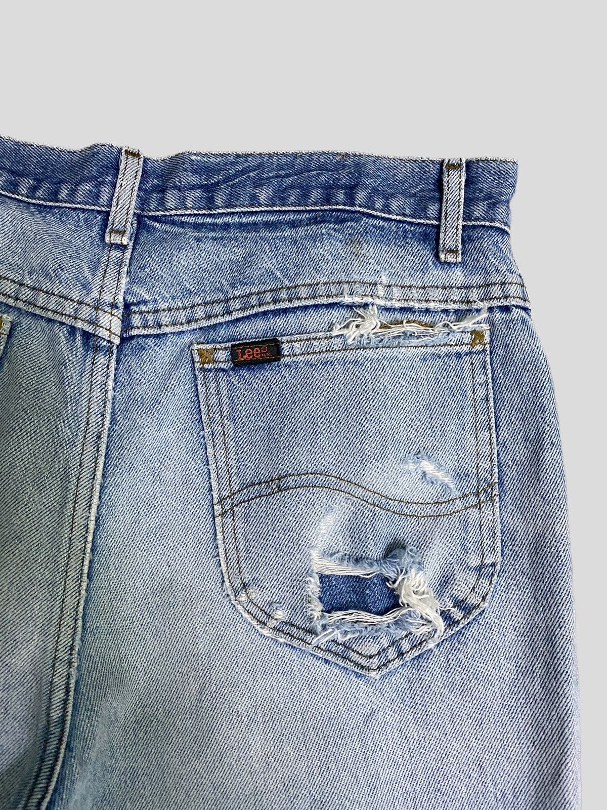 Lee VINTAGE LEE DISTRESSED DENIM Size US 30 / EU 46 - 12 Thumbnail