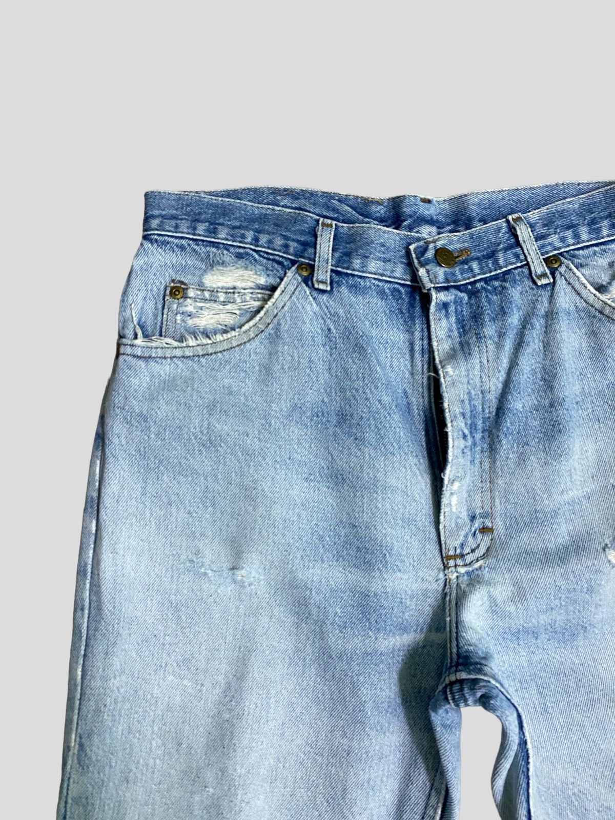 Lee VINTAGE LEE DISTRESSED DENIM Size US 30 / EU 46 - 5 Thumbnail